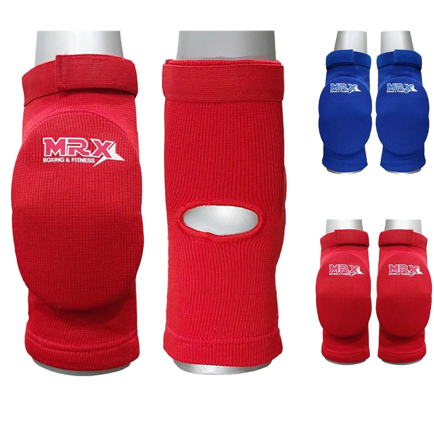 MRX BOXING & FITNESS Arm Pads, Padded Polyester Compression Sleeves for Men & Women, Breathable Non-Slip Support for Muay Thai, Wrestling & Hockey, Gym, Protective Gear, Polyester Blend, Snowboarding, Roller Skating, Buffer Impact Hit, Multiple Sports, Bo