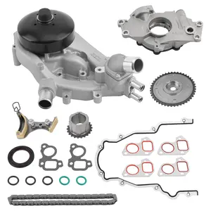 Timing Chain Kit Cover Gasket Oil Pump compatible for HUMMER H3 5.3L 2008-2009