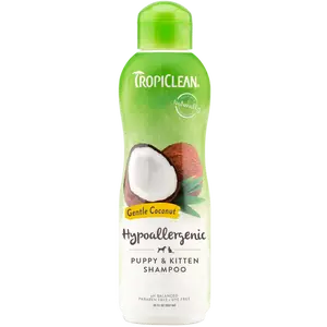 TropiClean Gentle Coconut Hypoallergenic Puppy and Kitten Shampoo