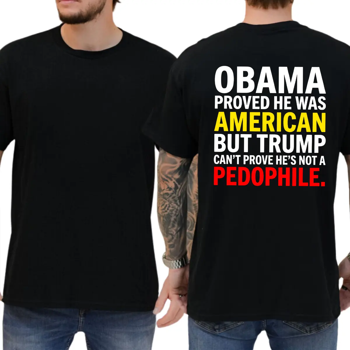 Obama Proved He Was American But Trump Can’t T-shirt, Funny Shirts, Democrat Tee, Liberal Shirt, 8647 Shirt