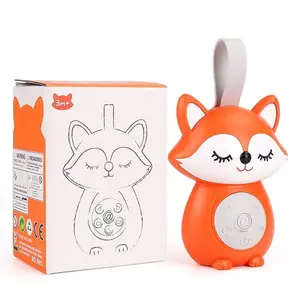 Portable Noise Sound Machine Rattle Maracas Sensory Play for Babies & Toddlers, 3-Timer Settings, 5 Soothing Sounds, Essential for Crib, Perfect Baby Registry Gift