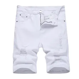 JUNBAOSS Men's Slim Fit Stretch Denim Shorts Ripped Skinny Jean Shorts for Men, Fashion Straight Comfort Flex Waist Short Jean SpringStatements