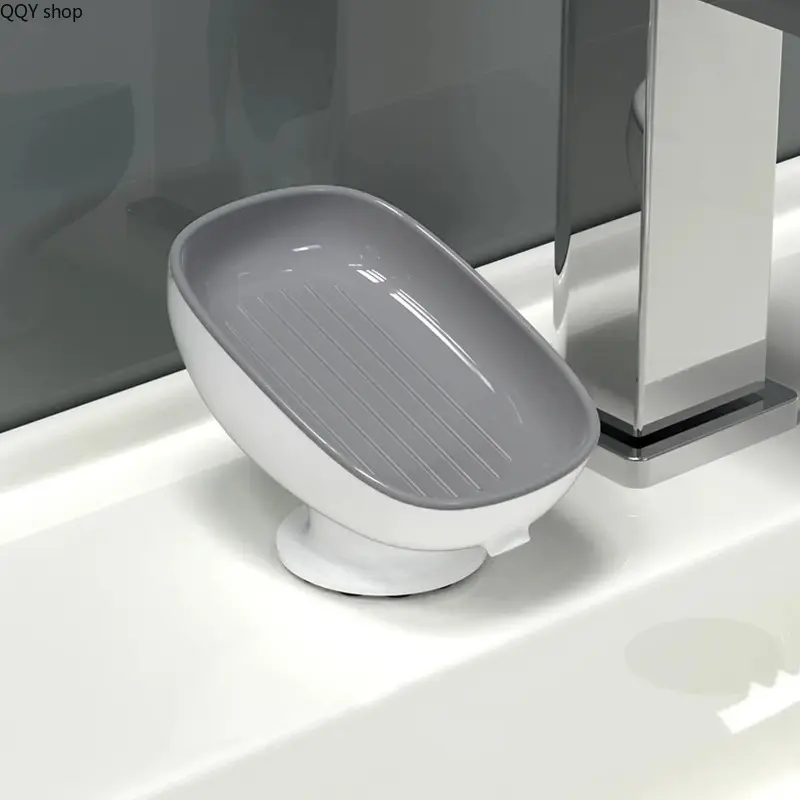 Punch Free Wall Mounted Soap Dish, Draining Soap Bar Holder, Self-adhesive Waterproof Soap Storage Box, Space Saving Household Bathroom Organizer, Practical Daily Supplies for Home, Hotel, Salon and Dormitory Use