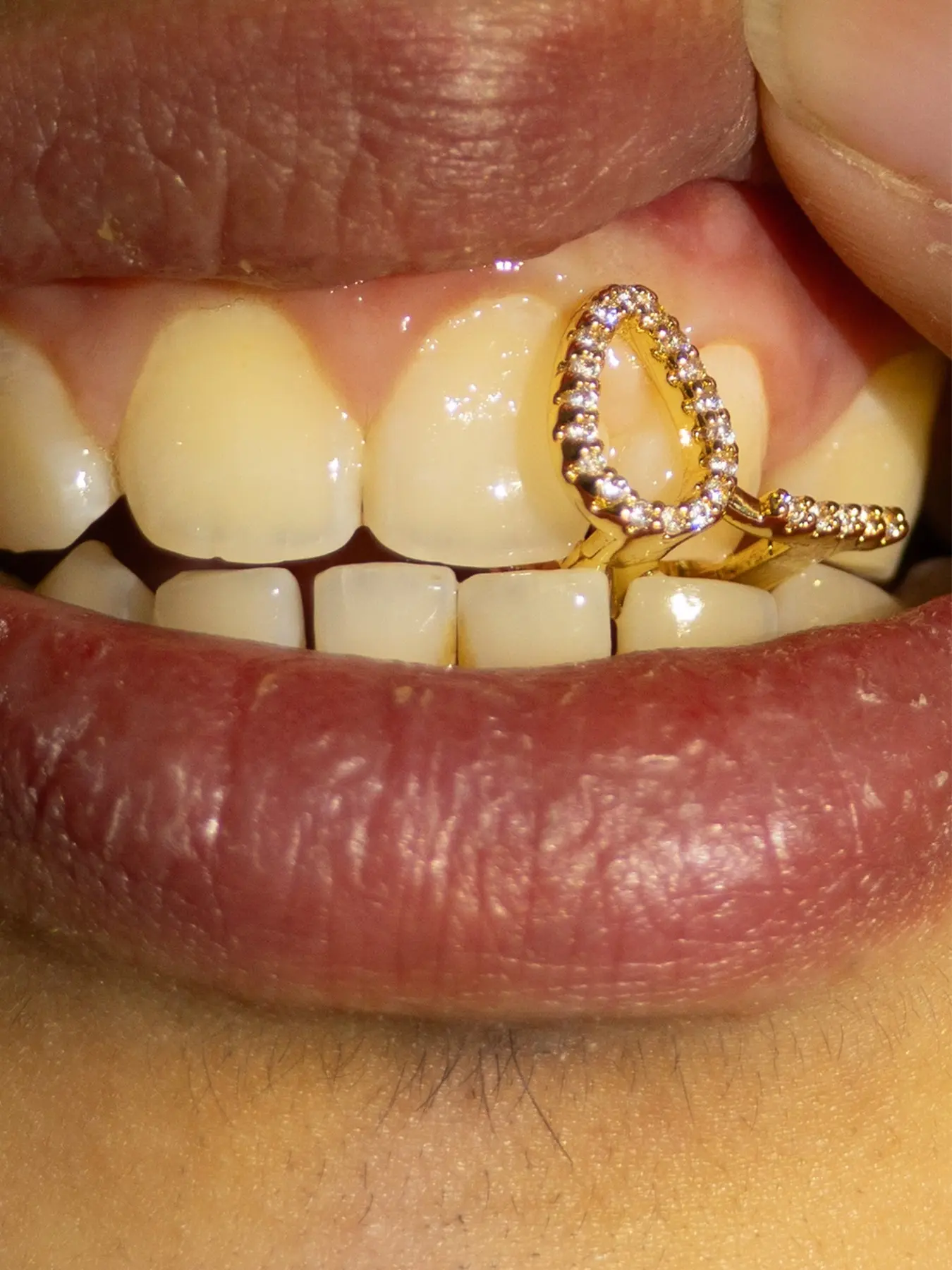 1pc Gold Teeth Grillz for Women, Men, Teeth Cover Girls, Silver Tooth Cap Top Grillz Cap Golden Tooth Jewelry, Tooth Gems, CZ Diamond Flower Star Shape Mouth Grills Men Hip Hop Outfits Custom Accessory For Mother's Day Daily Decoration