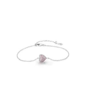 S925 pure silver heart-shaped bracelet, women's jewelry.Daily accessory.Best gift choice.