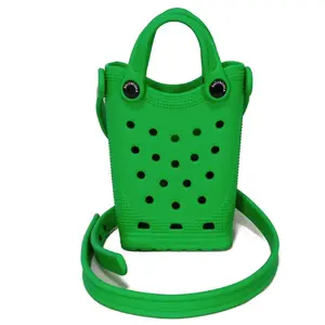 Pre-owned Balenciaga Rubber Shoulder Bags Crocs Phone Holder Shoulder Bag