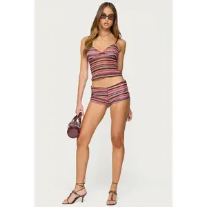 Zigzag Stripe Shorts