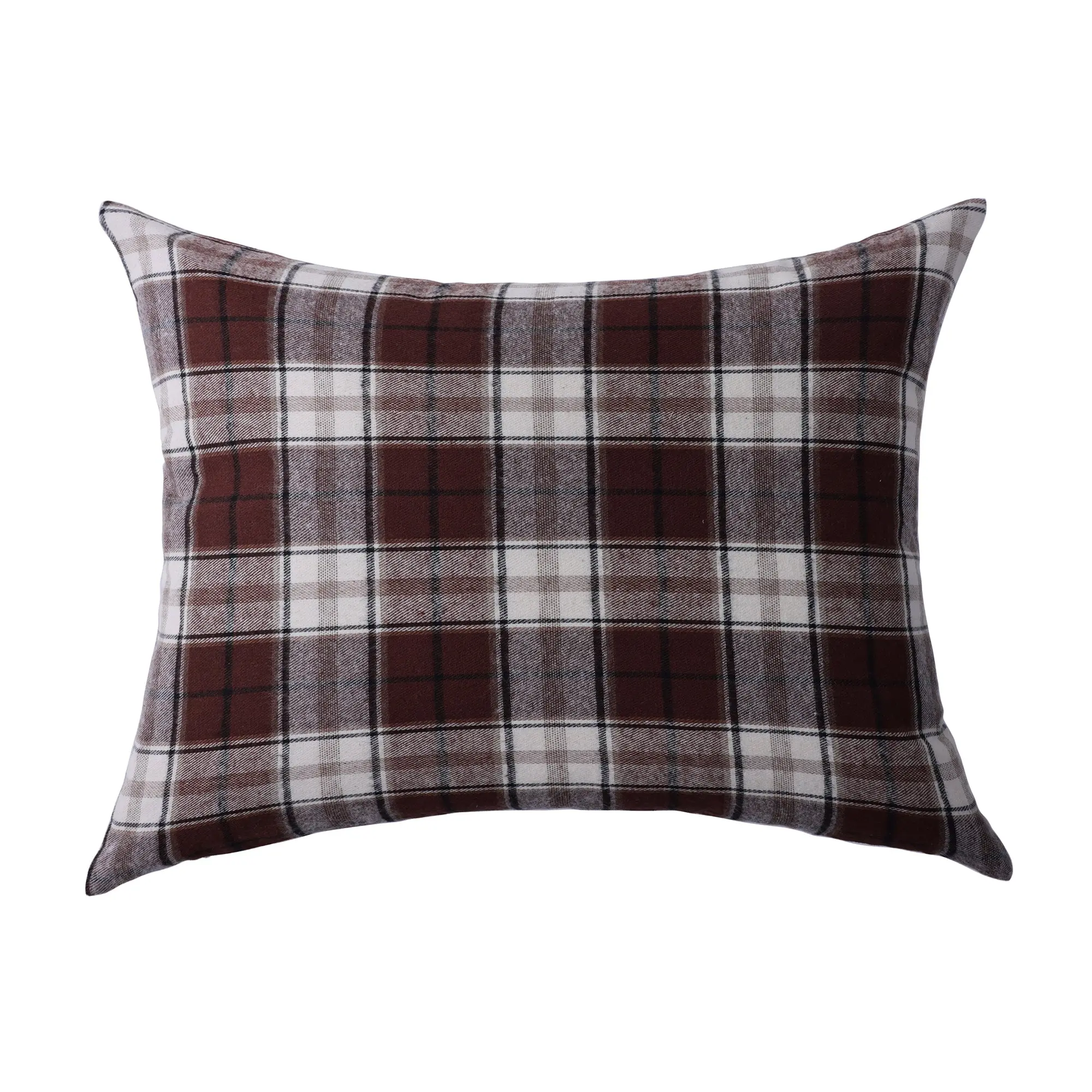 Lodge Toile Plaid Pillow