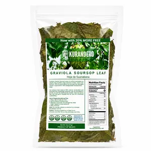 KURANDERO Graviola Soursop Leaf Tea (Hoja de Guanabana) – 5 oz (141g) – Premium 100% Natural Dried Leaves – Product of Mexico – Vegan & Farm-Grown Herbal Health Tea Flavor