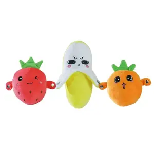 Interactive Music Plush Toy Set – Banana, Strawberry & Carrot Electric Plush Toys for Parent-Child Interaction, Couples & Friends Prank Toy, Valentine’s Day & Easter Party Fun Gift for Kids & Adults stuffed animals cute girly gifts