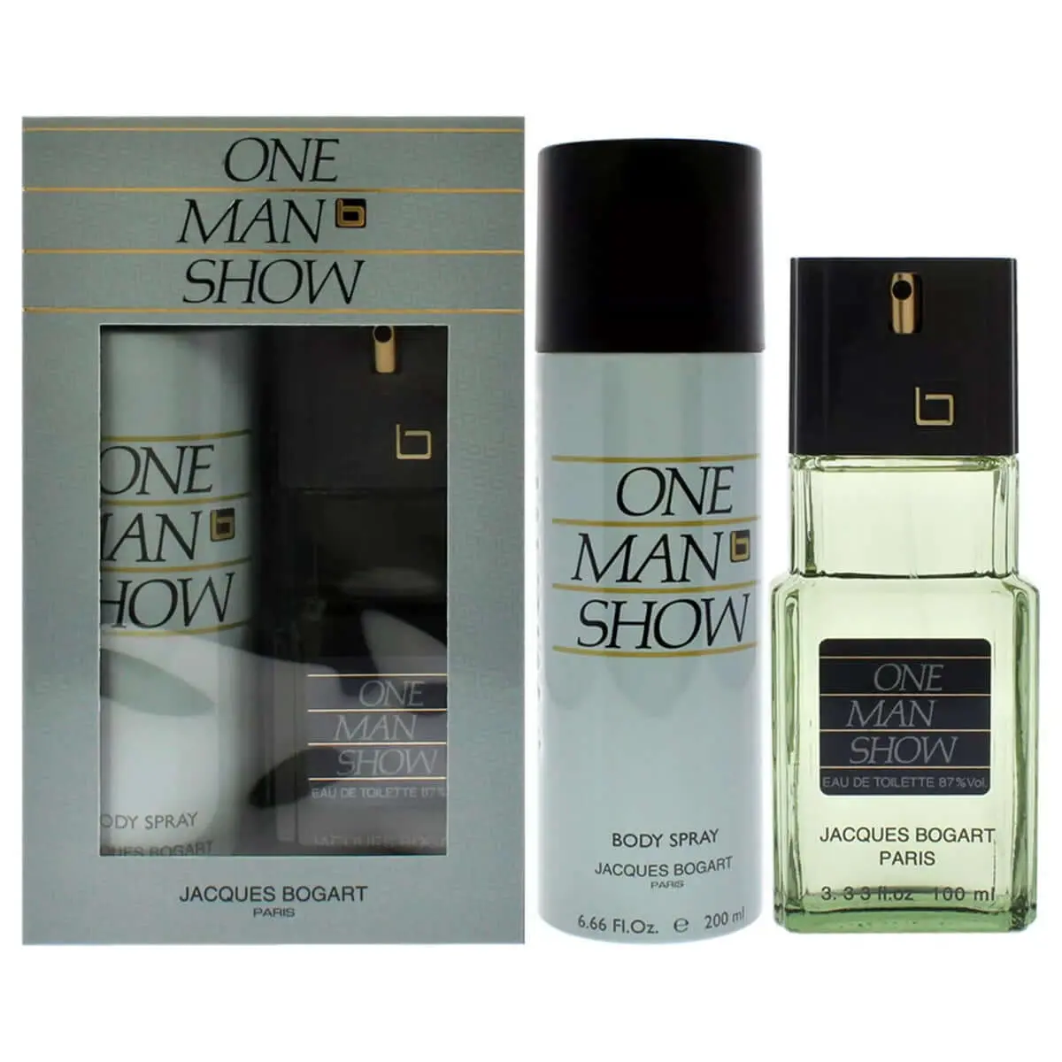 One Man Show by Jacques Bogart for men 2 pcs set New in Box, Two Piece Sets