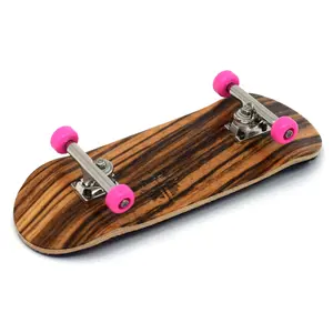32mm Prolific Gen2 Fingerboard Complete - "Pink Zebra" Colorway - Gen2 Prodigy Trucks + Pro Duro Bubble Bushings
