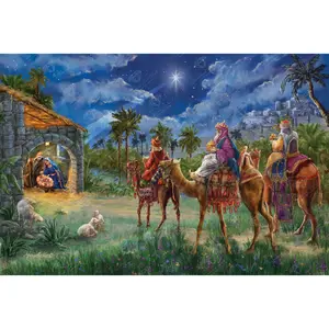 Three Kings Nativity Scene Diamond Painting Kit