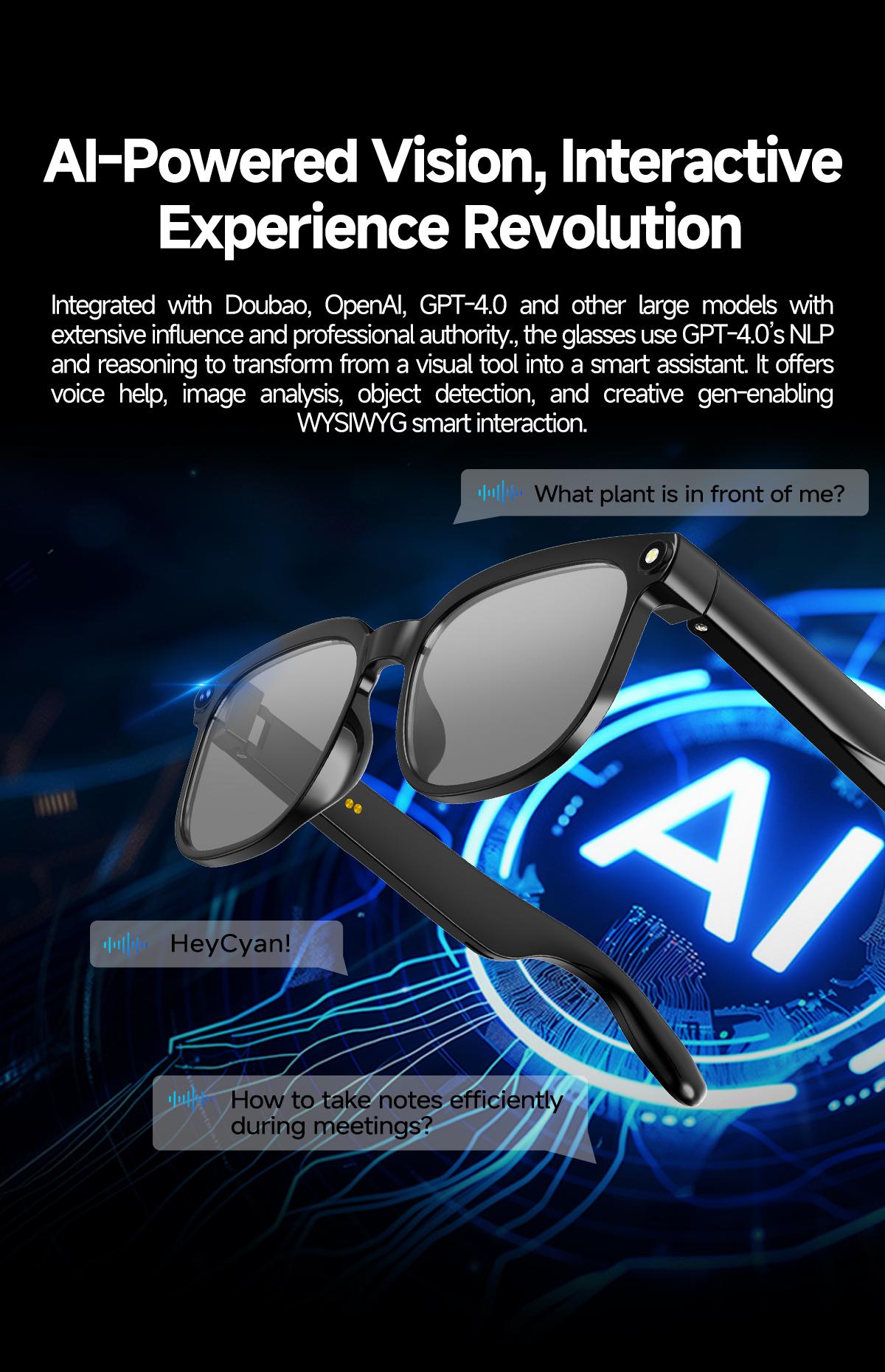 KPEP Smart AI Camera Glasses with 8MP Photochromic Lenses, Button Touch Adjustment for Travel Outdoor Adventures Hands-Free Photography 160+Languages Real-Time Translation Bluetooth Wireless Wearable Video Recording Summervibes, Mother's Day Gifts