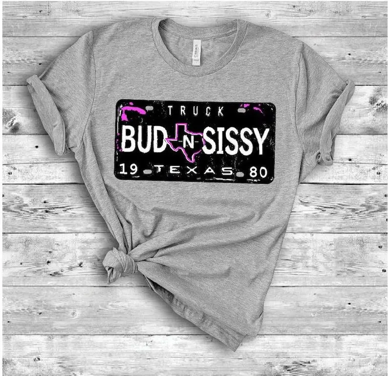 Bud N Sissy Short Sleeve Tee, Urban Cowboy Inspired