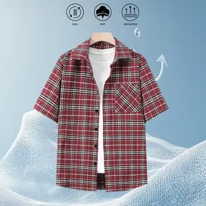 Men’s casual fashion shirt for spring and summer, suitable for outings