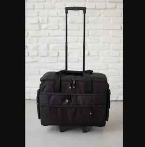 19" Wheeled Sewing Machine Carrier - Black