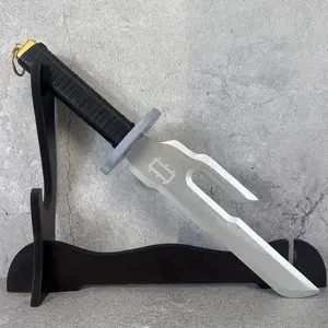 45cm 17inch White Bamboo Sabre Figurine Model Large Ninja Katana Anime Cosplay Prop Original Samurai Sword Wooden Real Size Japanese Katana Knife Blade Figure Model Gift