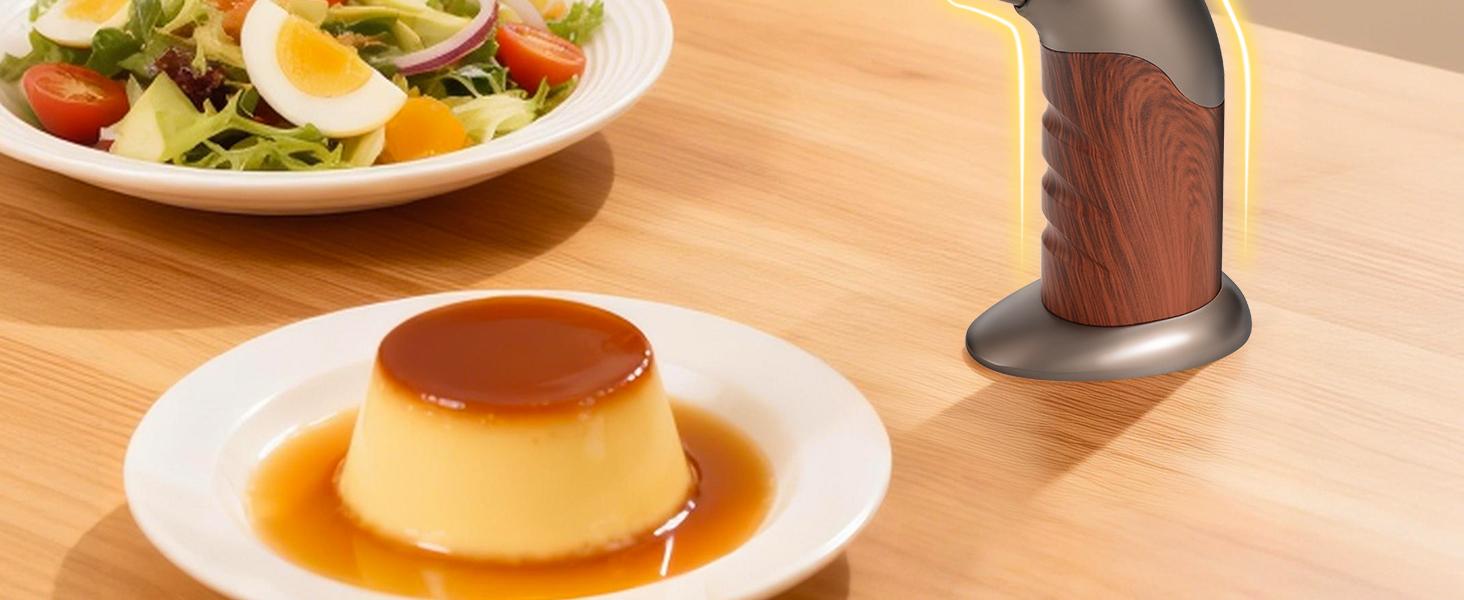 ARTFLAMM Dual Flame Butane Torch - Refillable Handheld Blow Torch for Cooking, Soldering, & Resin Art w/Adjustable Flame & Ignition Lock - Kitchen Blow Torch & Luxurious Gift Box