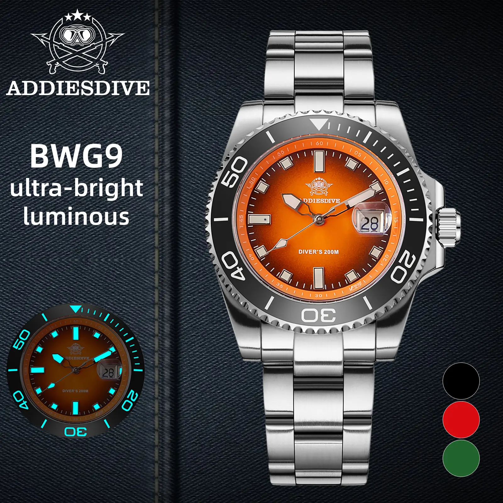 Men's Fashion Round Dial Analog Quartz Watch, Luxury Dress Watch - 41mm Stainless Stee 200mWaterproof Luminous,  Trendy All-match & Exquisite Watch for Gift Business Casual Watch