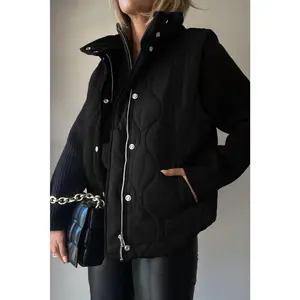 Collared Neck Vest with Pockets