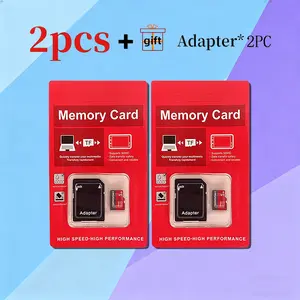 Memory card with adapter, micro tf Micro SD card compatible with smartwatch data, audio from Bluetooth player, PC files, and dashcam screen memory card handheld device  flash personal computer high speed memory card monitoring system portable u3 class sto
