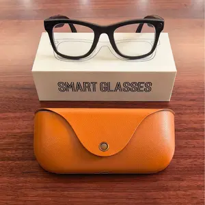 Smart AI Camera Glasses With ChatGPT ,800MP Camera, AI Voice Assistant,Photography Glasses Magnetic Wearable Chargeable Wireless, With Charging Case Box , AI Translation, AI Image Recognition, Smart Glasses With Voice/Calling, 8-Hour Music