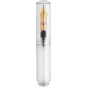2.0 Mini Pocket-Size Transparent Eyedropper Fountain Pen with 0.5mm F Nib