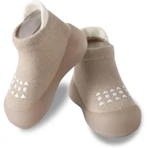 Baby Sock Shoes Toddler Walking Shoes Infant Non-Slip Slippers Soft Rubber Sole Sneakers for Baby Boys Girls