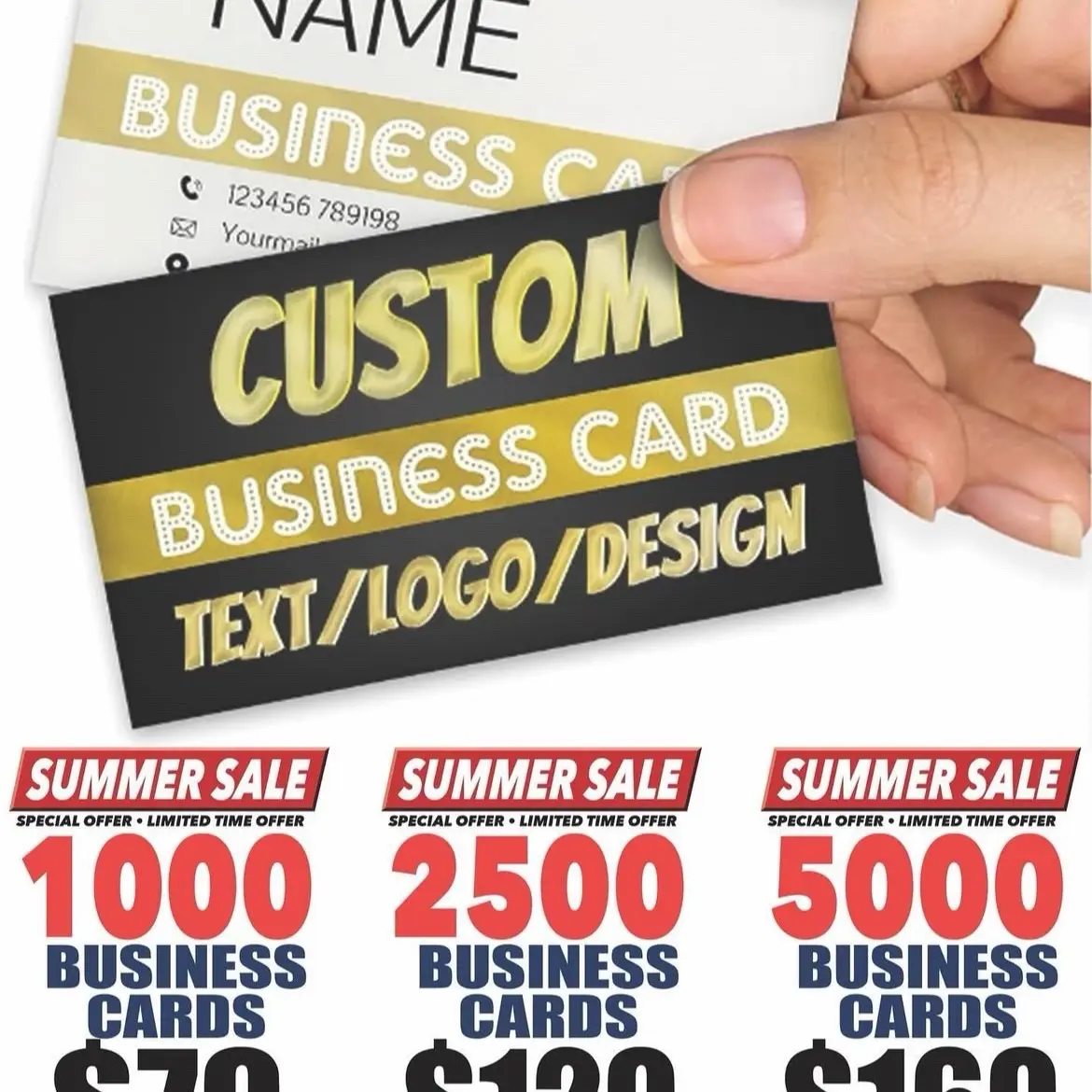 Professional Business Cards for Office Equipment