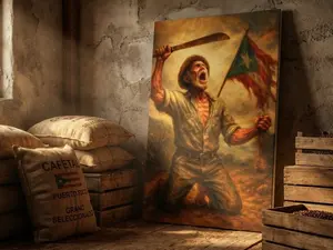 Orgullo, Tierra y Patria – El Grito del Jíbaro | Puerto Rican Heritage Canvas Art