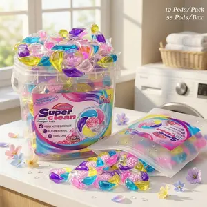 ✨PERFUME-LIKE! 6D New Formula Laundry Detergent Pods | 10g Concentrated Capsules, 8X Cleaning Power, 70% Active Ingredients, 72H Premium Fragrance, Odor Eliminator, Powerful Stain Removal, Fabric Softener | Family & Travel Packs 🧺🌸