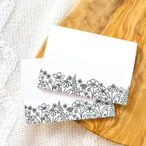 Sticky Note | 4x3" | Floral Office Stationery | 50 Sheets