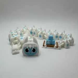 3D Printed Yeti Dragon – Winter Snow Dragon
