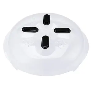 12" Magnetic Microwave Splatter Cover Utensil - BPA-Free, Vented, Reusable Lid for Mess Prevention, Sticks to Microwaves, Lightweight Kitchen Accessory, Utensils