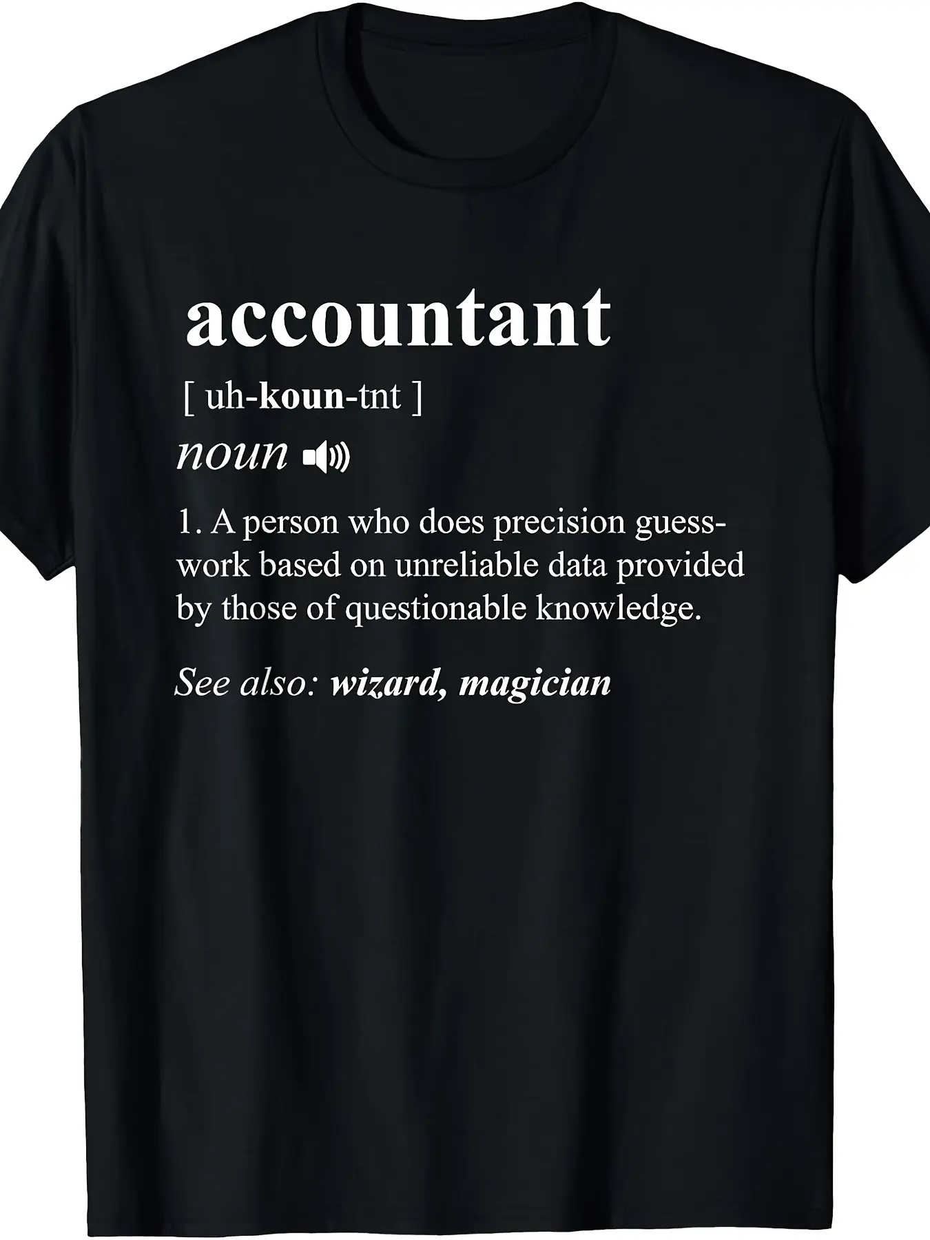 Accountant Definition Noun Accounting Major CPA Fu unisex soft cotton short sleeve t shirt, vintage graphic casual tee for men women teens, perfect birthday holiday gift for camping travel gym daily street  wear