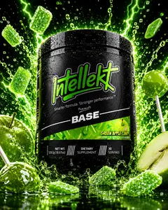 BASE Pre Workout Powder (30 Servings) | 300mg Natural Caffeine | Pumps + Focus + Endurance