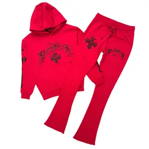 JORDAN CRAIG FLEECE JOGGING SET (RED)