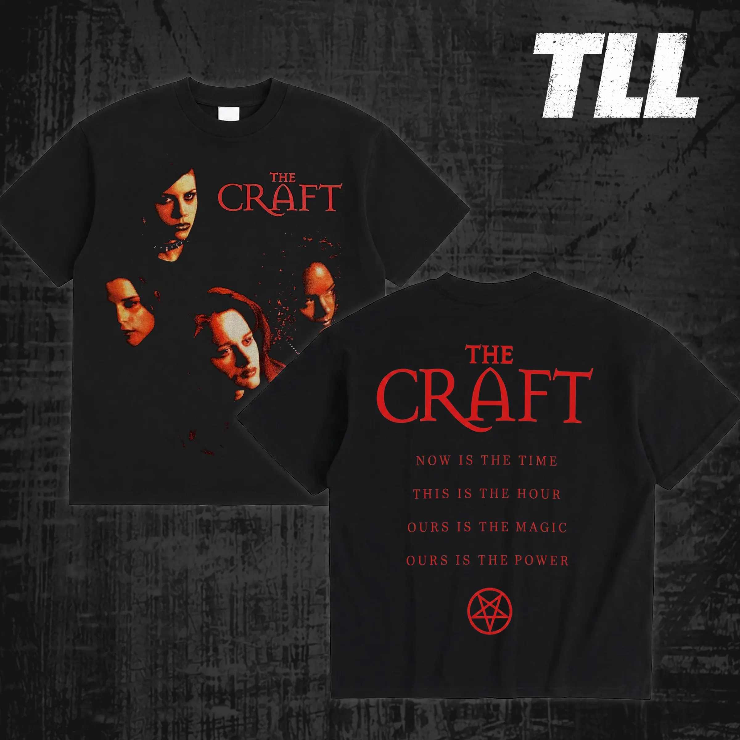 The Craft Movie Shirt Ours Is The Magic 90s Cult Classic Witchcore Premium Heavy Cotton Oversized T-Shirt Graphic Tee Y2K Clothing Men Clothes Outfits Unisex Pop Culture Clothes Gifts For Him Apparel Gothic Horror Wiccan Fan Merch