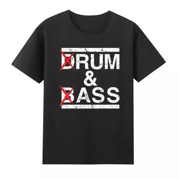 Drum & Bass / Rum & Ass Funny Saying Joke T-Shirt,Funny Graphic T-shirt,Crew Neck,Casual Streetwear,Trending,Viral,Gift For Him and Her