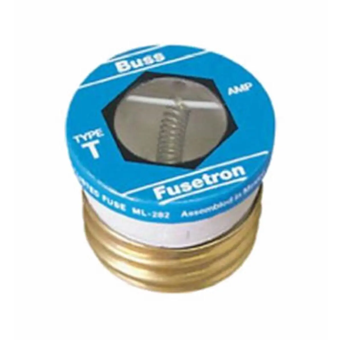 Cooper Bussmann T15 15 Amp T Plug Fuse- 4 Pack