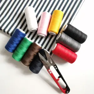 10-Pack 250m Small Spools Sewing Thread, 40s2 Polyester Sewing Thread, Ideal for Hand Sewing and Machine Use, Durable and Reliable, Sewn Embroidery, Seamless Stitching