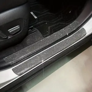Threshold Plate Door Entry Guard Protective Stickers, Bling Car Door Protectors, Scratch-Anti Rhinestone Car StepTrims Accessories