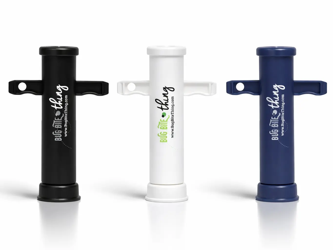Bug Bite Thing Suction Tool, Chemical-Free Insect Bite Relief, Reusable Itch Relief for Mosquito, Bee & Ant Bites, 3-Pack Midnight (White, Black, Nightfall)
