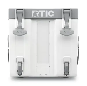 RTIC Halftime Water Cooler 3 Gallon Portable Carrier Container, 12QT Drink Beverage Dispenser, Stackable with 2 Taps, Bottleless, BPA-Free, for Sports, Camping, BBQ, Parties, Picnic, and More, White Hard Cooler Portable Outdoor Sports Camping