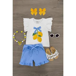 Blue Lemon Short Set