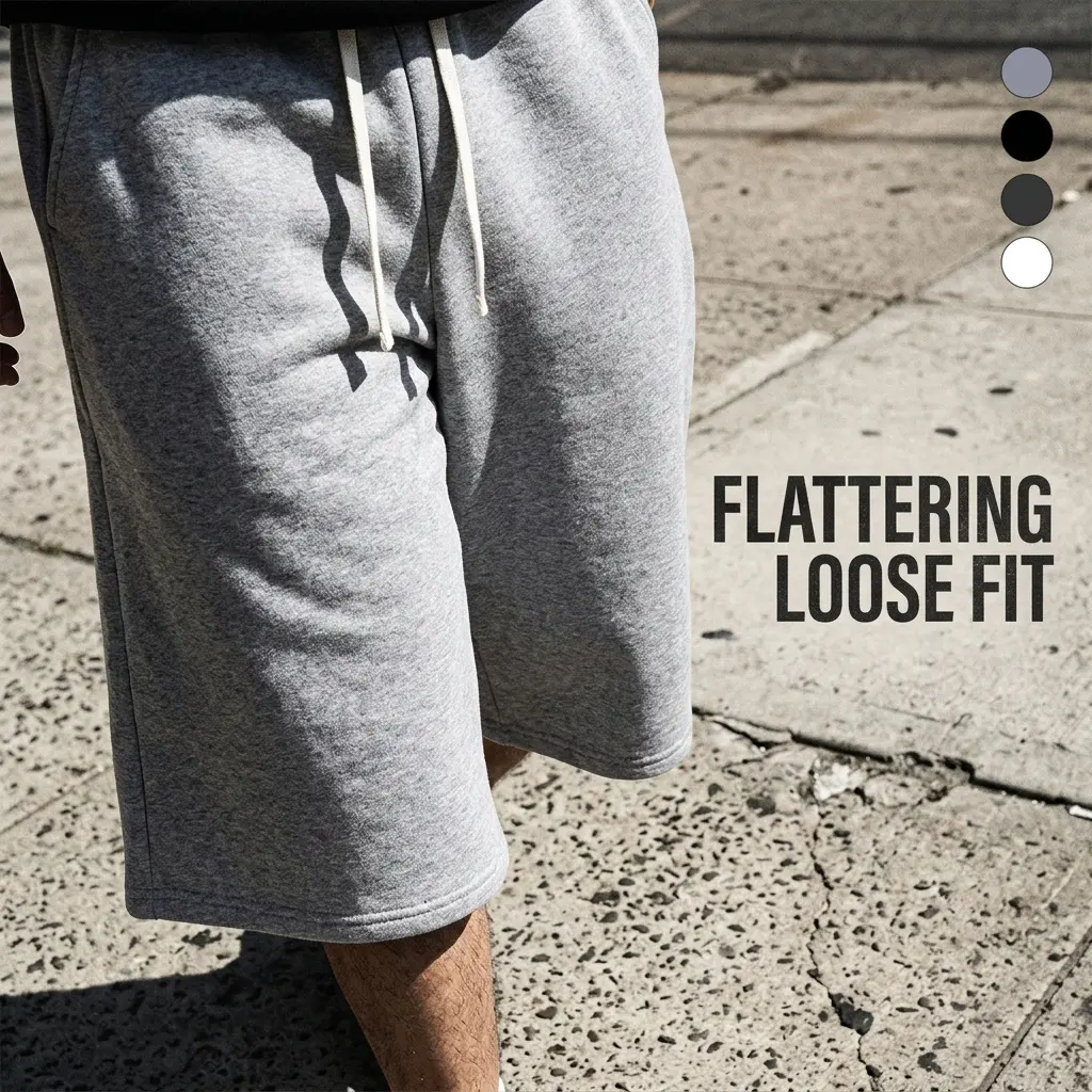 Men's Baggy Deep Crotch Sweat Shorts Extra Long Knee-Length Drawstring Streetwear Hip Hop Shorts with Pockets Casual Breathable Athletic Summer Workout Shorts for Mexican American Street Style Men's Baggy Deep Crotch Sweat Shorts Extra Long Knee-Length Drawstring Streetwear Hip Hop Shorts with Pockets Casual Breathable Athletic Summer Workout Shorts for Mexican American Street Style
