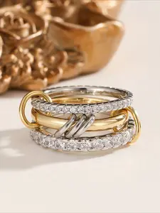 Women's Elegant Ring, Exquisite Trendy Ring, Fashionable Jewelry for Women as Gift, Statement Multi Ring, Stacking Rings, Stackable Finger Rings
