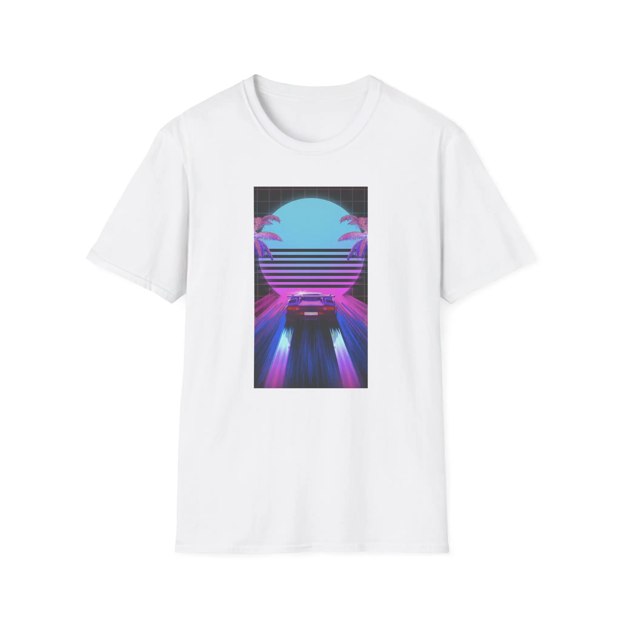 Vintage Lamborghini 80's Retro Unisex Tee, Graphic Car Lover Fashion Shirt, Classic Car Enthusiast Top, Men's Women's Tshirt Gift, Muscle