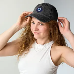 Evil eye dad hat